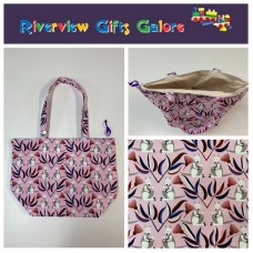 Large Tote Bag With Zip - Kangaroo Large Tote Bag With Zip - Kangaroo